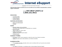 Tablet Screenshot of esupport.huxcomm.net